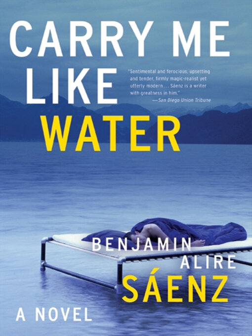 Title details for Carry Me Like Water by Benjamin Alire Sáenz - Wait list